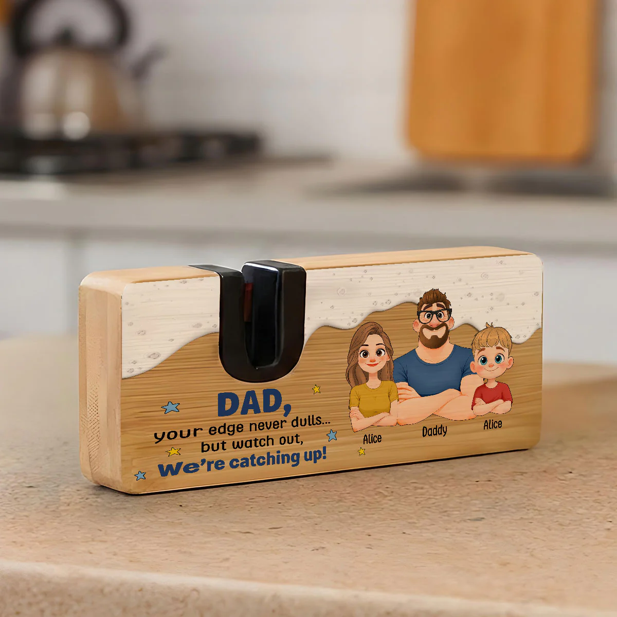 Watch Out Im Catching Up - Personalized Custom Opener Sharpener Stowel - Image 3