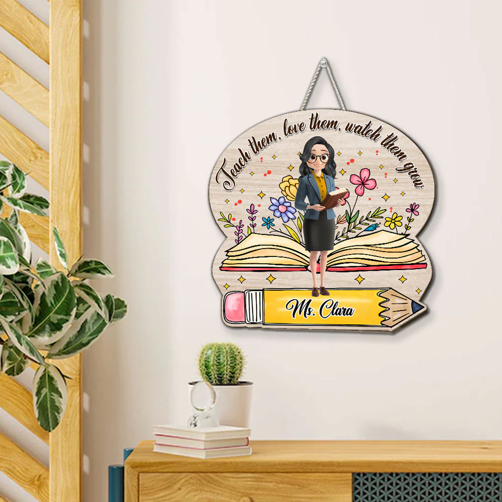 Watch Them Grow - Personalized Custom Wood Sign - Image 3