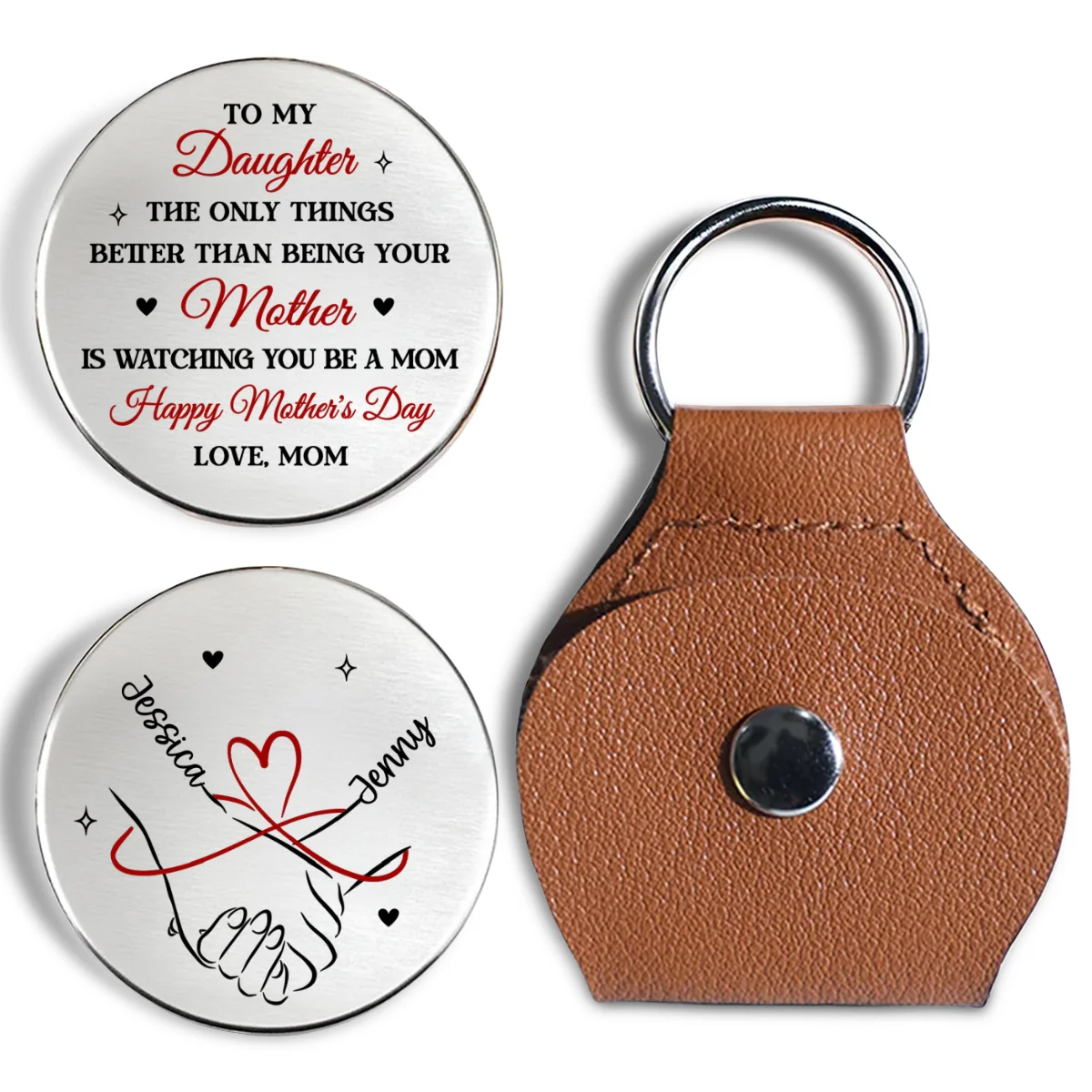 Watching You Be A Mom - Personalized Custom Pocket Hug - Image 6