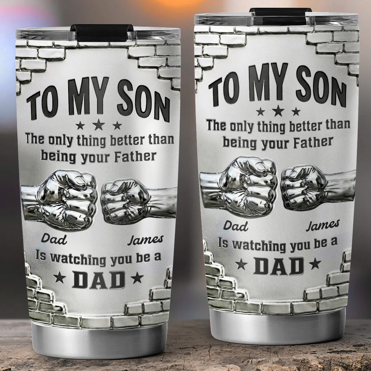 Watching You Grow - Personalized Custom 3D Effect Tumbler - Image 5