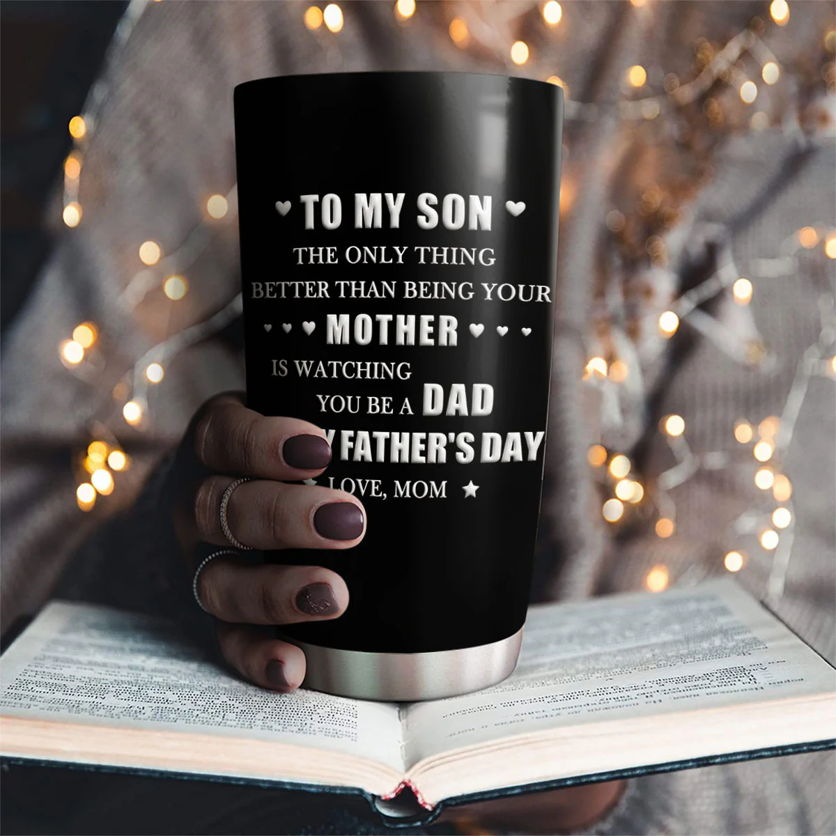 Watching You Grow - Personalized Custom 3D Inflated Effect Tumbler - Image 3