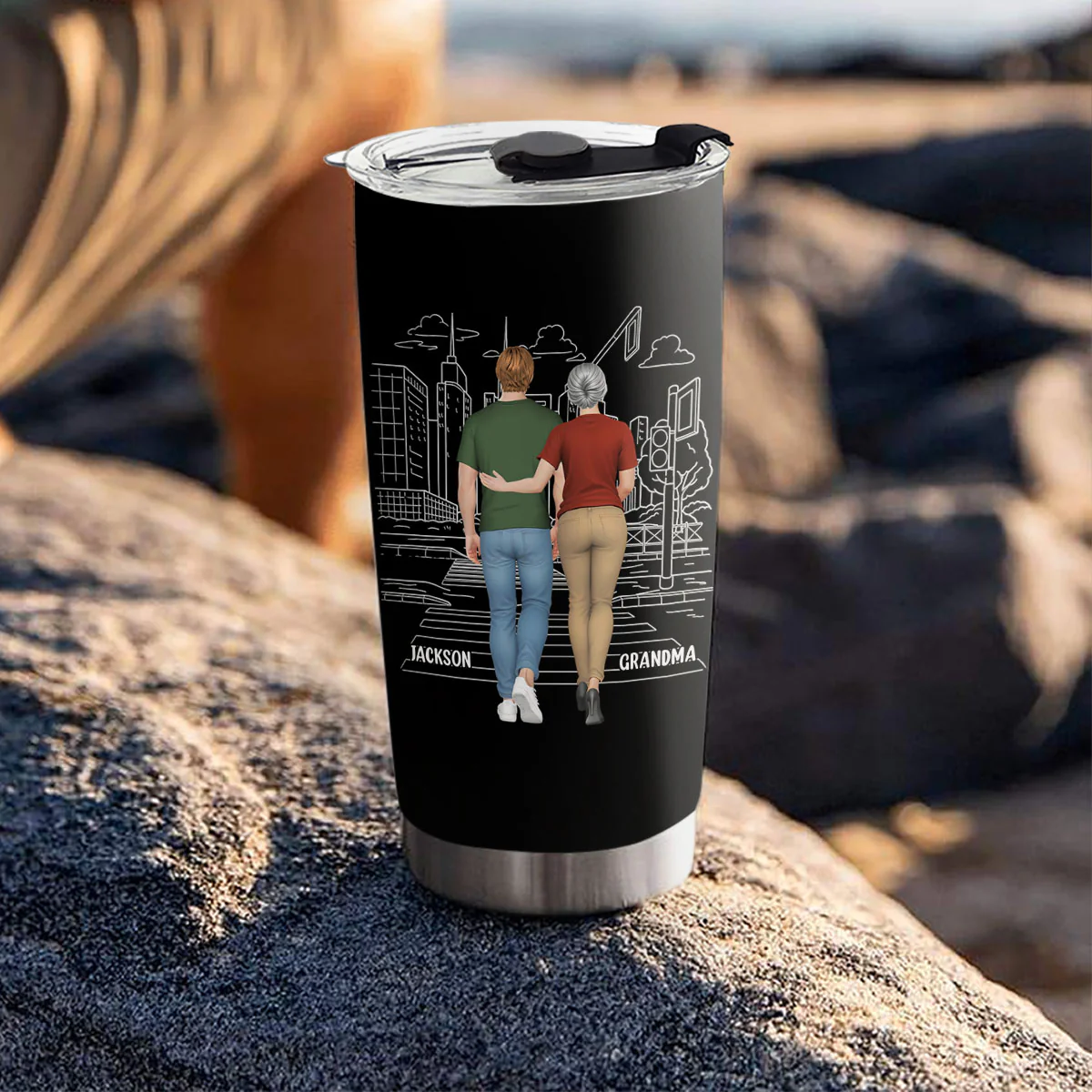 Watching You Grow - Personalized Custom 3D Inflated Effect Tumbler - Image 5