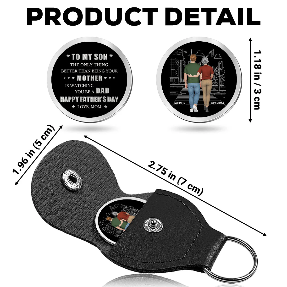Watching You Grow - Personalized Custom Pocket Hug - Image 5