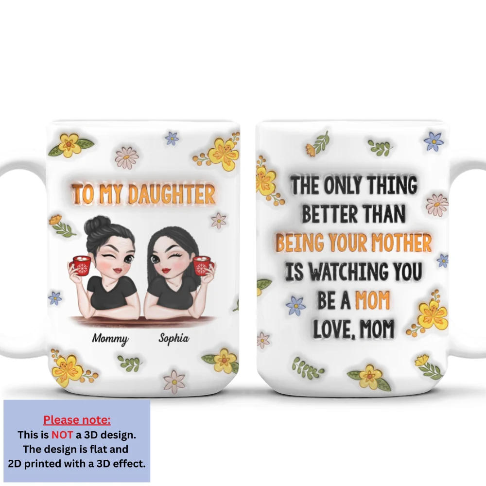 Watching You - Personalized Custom 3D Inflated Effect Mug - Image 7