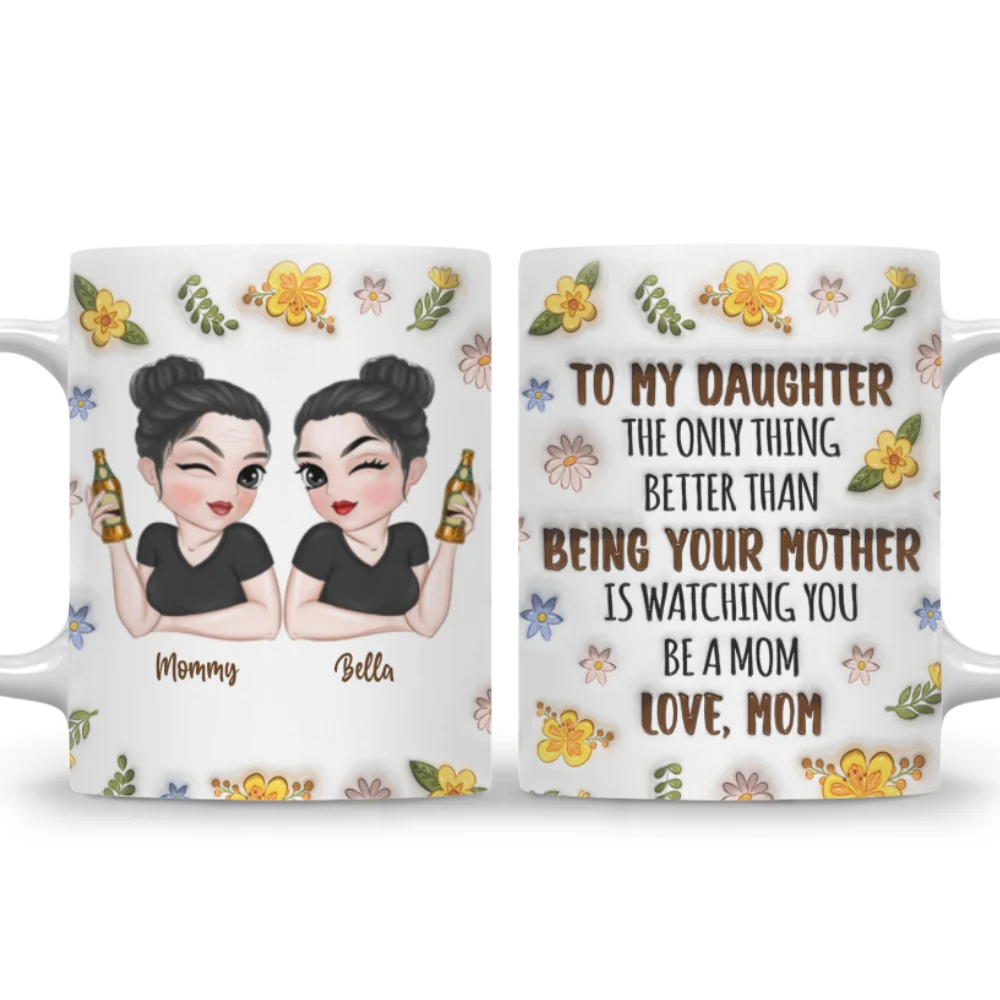 Watching You - Personalized Custom 3D Inflated Effect Mug - Image 4