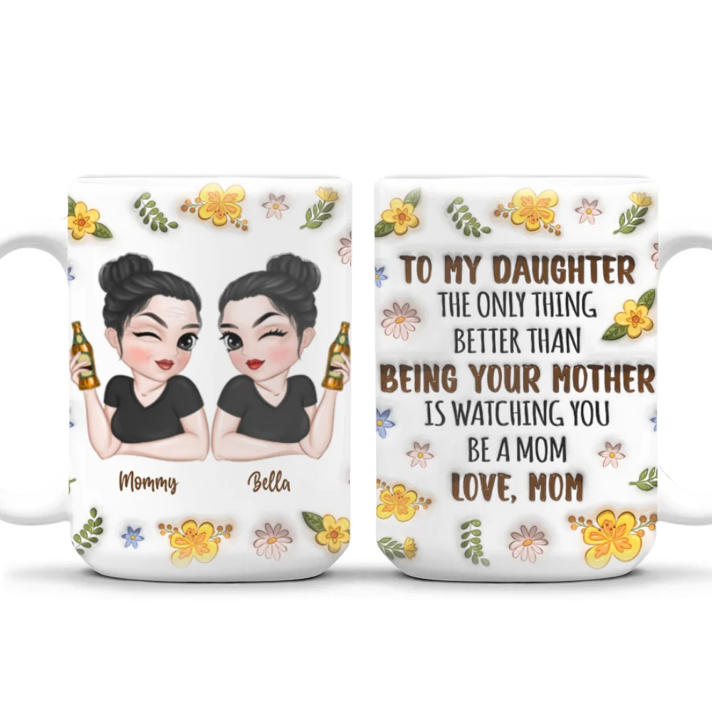 Watching You - Personalized Custom 3D Inflated Effect Mug - Image 8