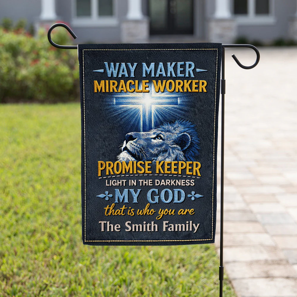 Way Maker - Personalized Custom Flag - Image 2