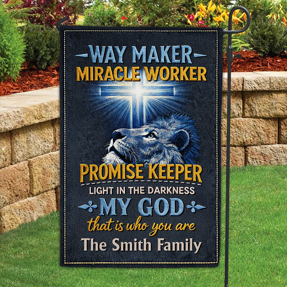 Way Maker - Personalized Custom Flag - Image 5