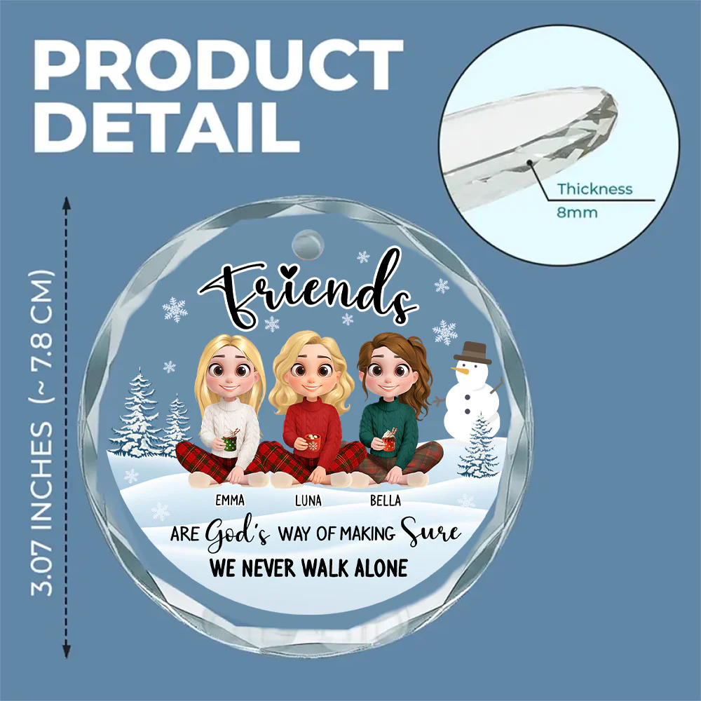 Way Of God - Personalized Custom Glass Ornament - Image 5