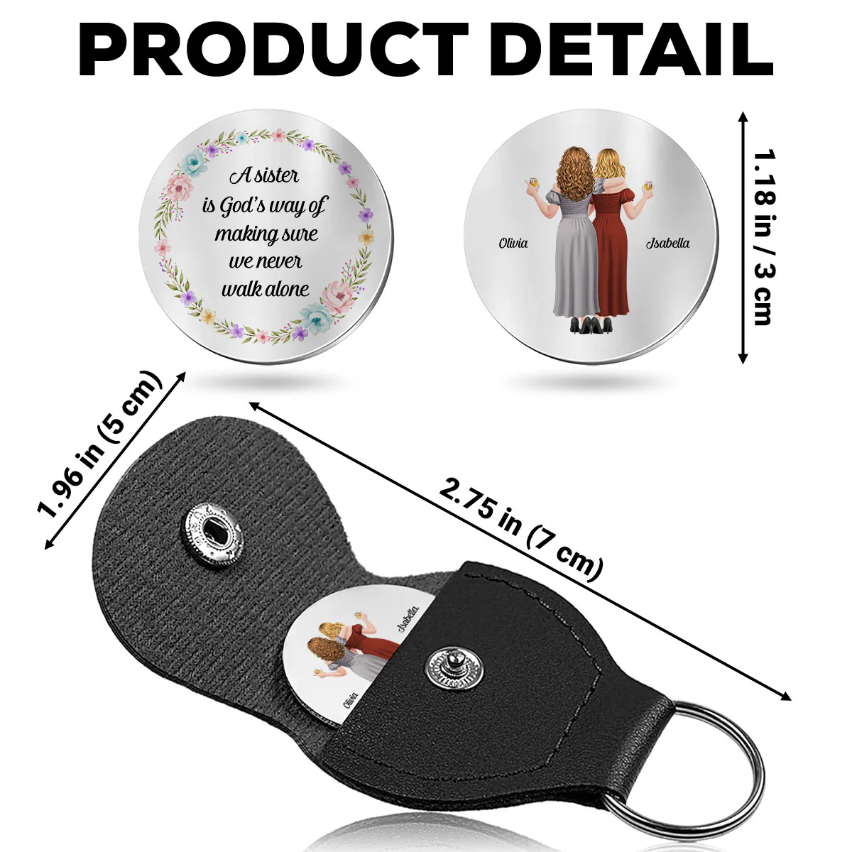 Way Of Making Sure - Personalized Custom Pocket Hug - Image 5
