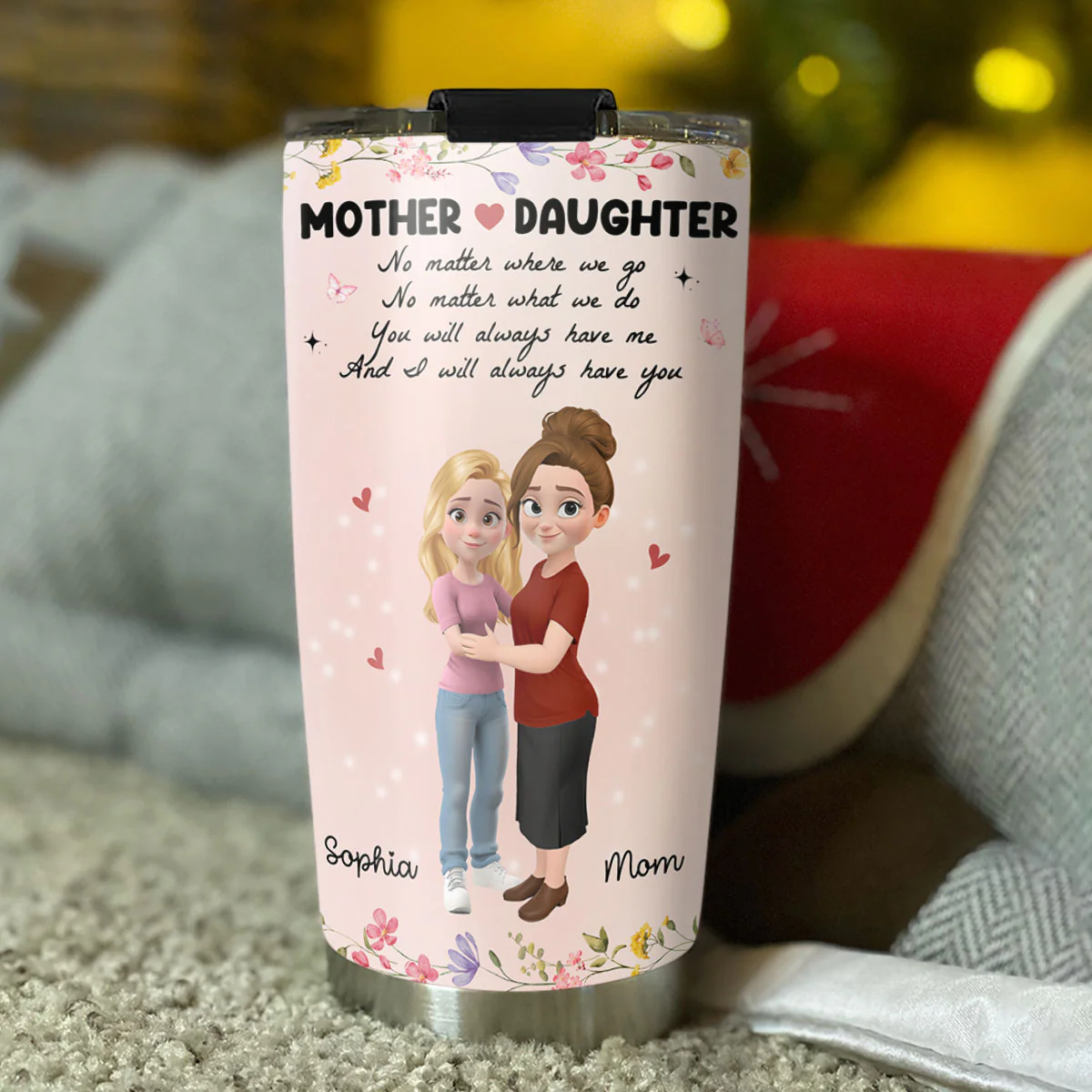 We Always Have Each Other - Personalized Custom Tumbler - Image 3