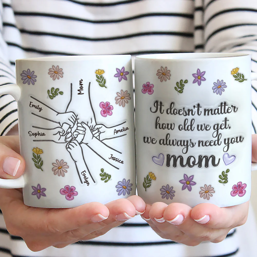 We Always Need You - Personalized Custom 3D Inflated Effect Mug - Image 3