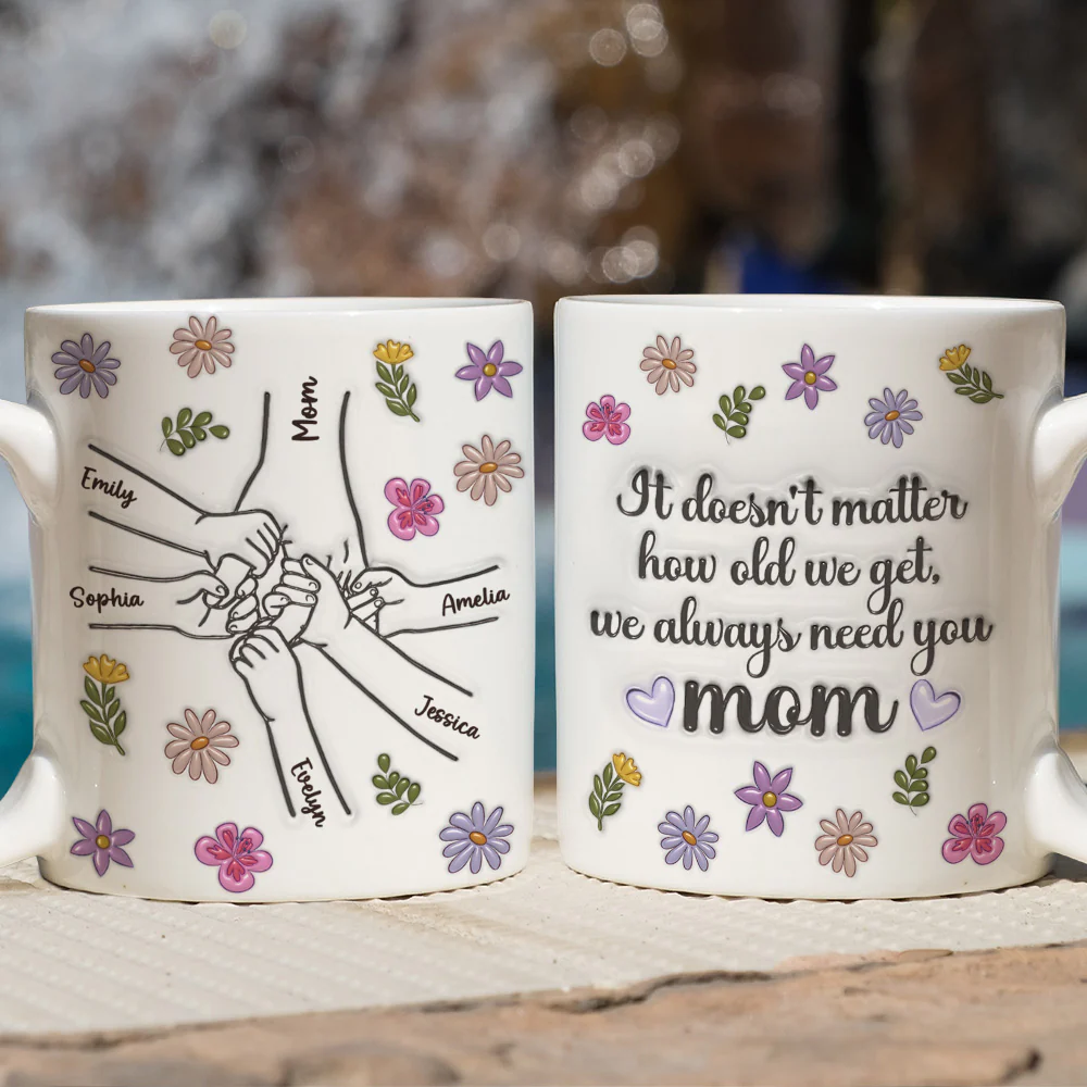 We Always Need You - Personalized Custom 3D Inflated Effect Mug - Image 4