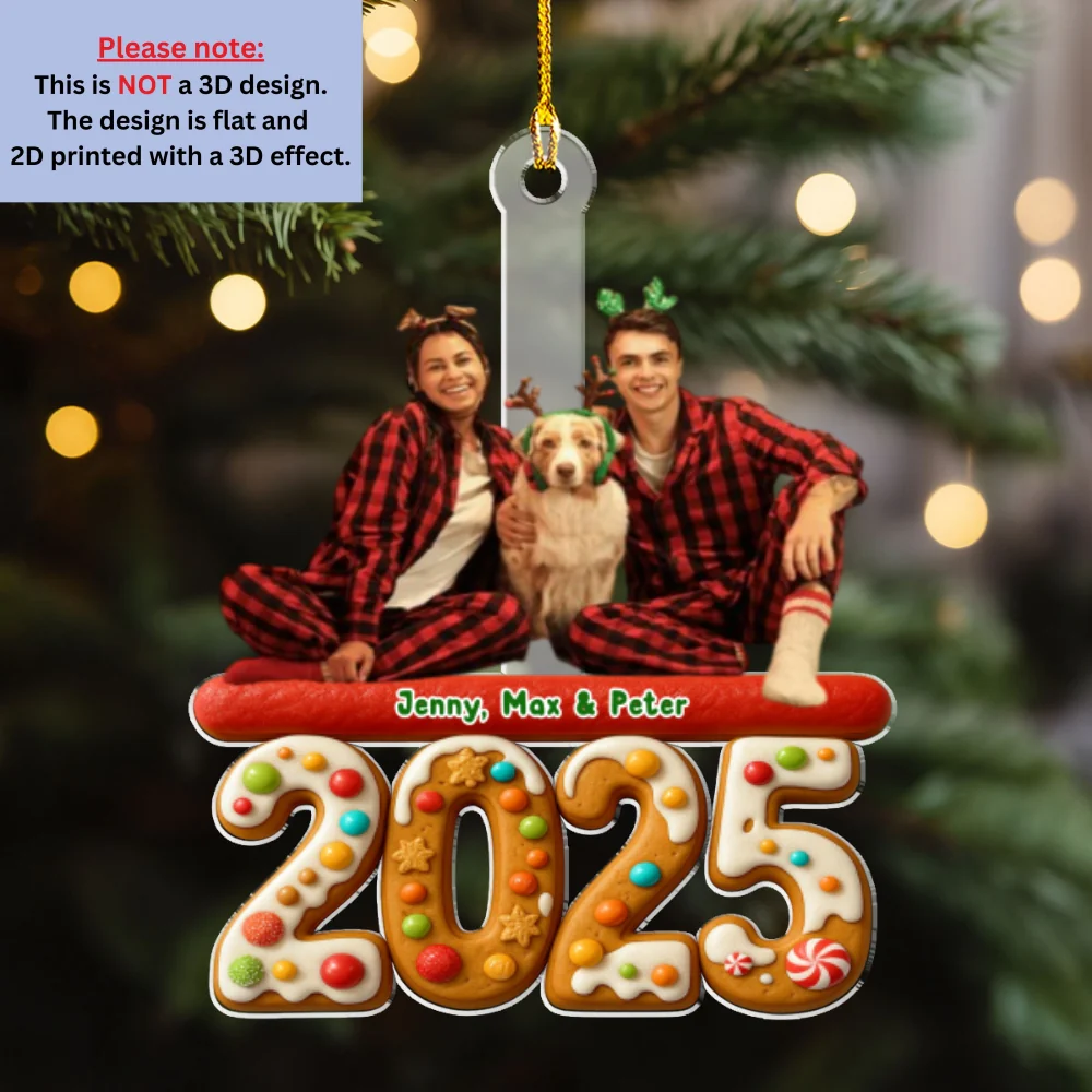 We And Our Pet Version 3 Photo - Personalized Custom Acrylic Ornament - Image 8