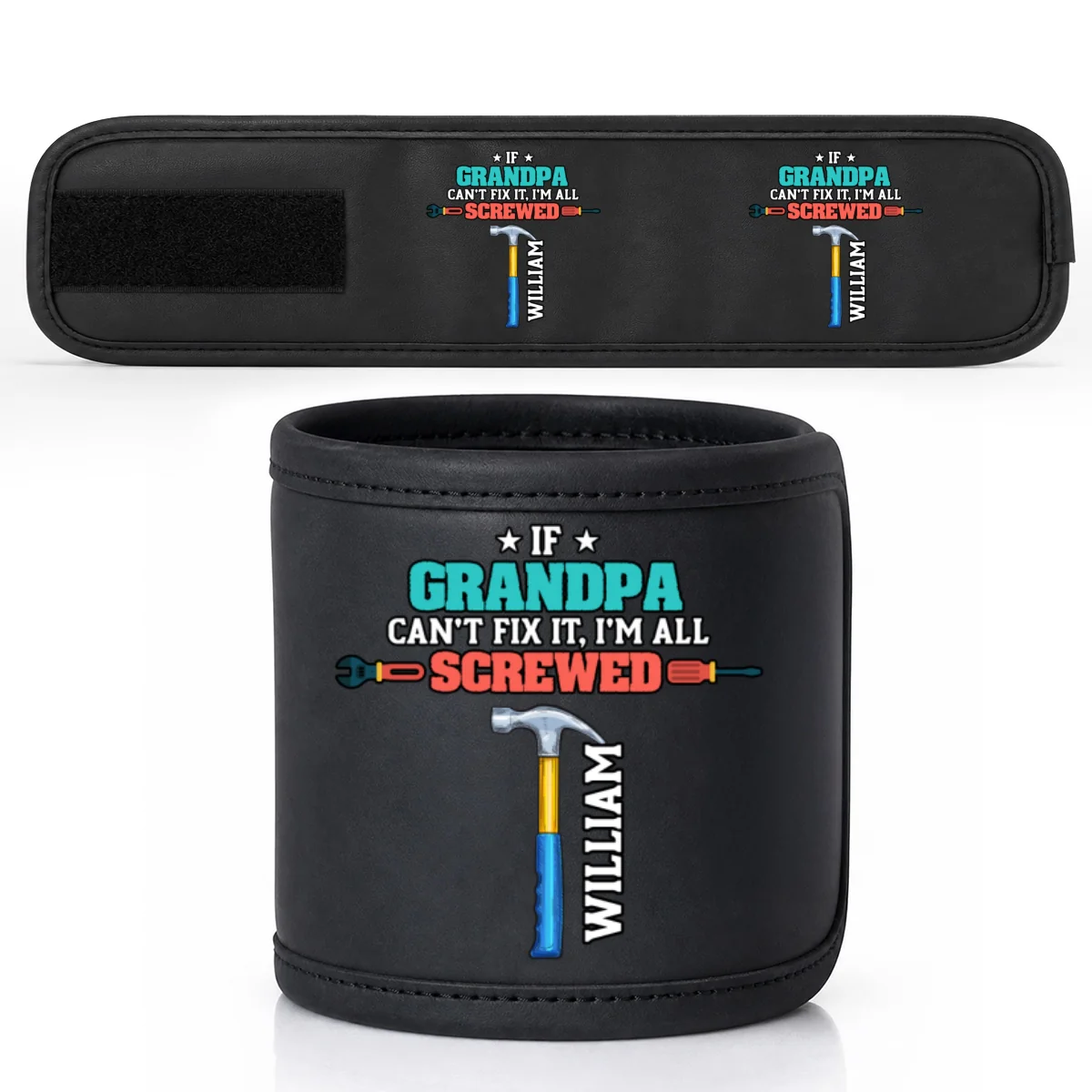 We Are All Screwed - Personalized Custom Magnetic Tool Wristband - Image 6