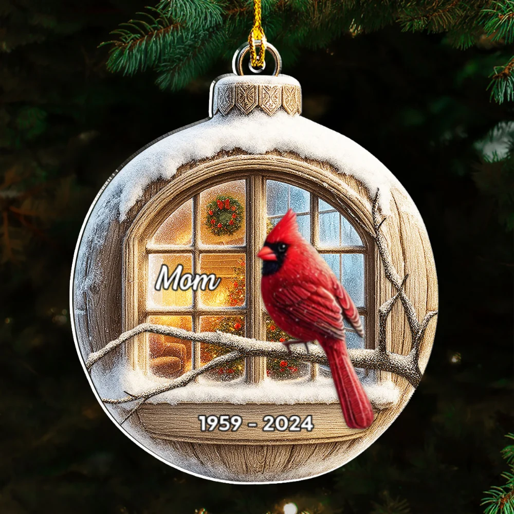 We Are Always With You - Personalized Custom Acrylic Ornament - Image 6