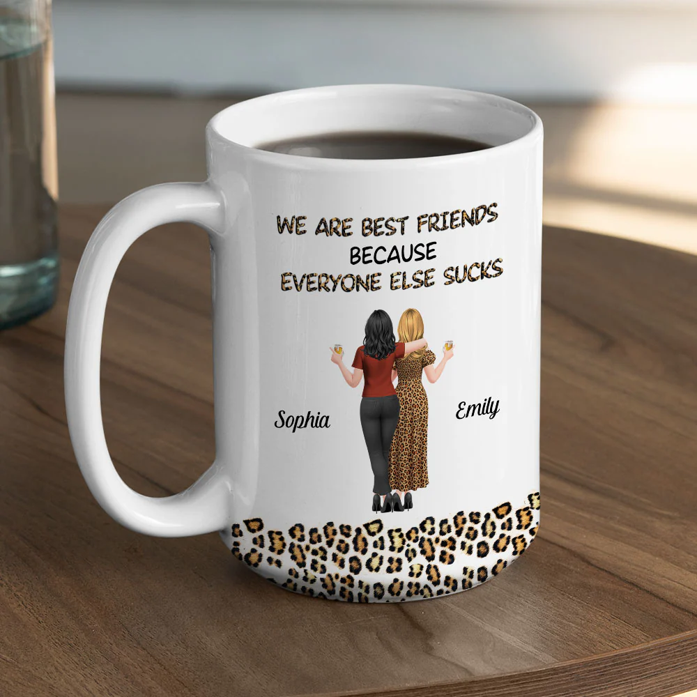 We Are Best Friend - Personalized Custom Coffee Mug - Image 4