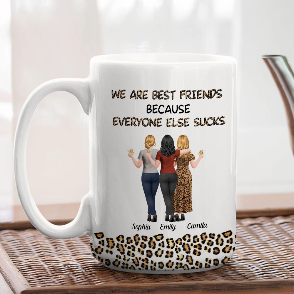We Are Best Friend - Personalized Custom Coffee Mug - Image 5