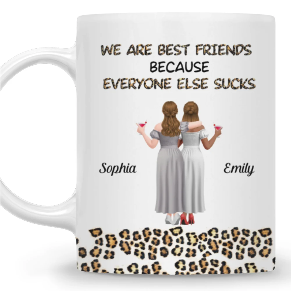 We Are Best Friend - Personalized Custom Coffee Mug - Image 7