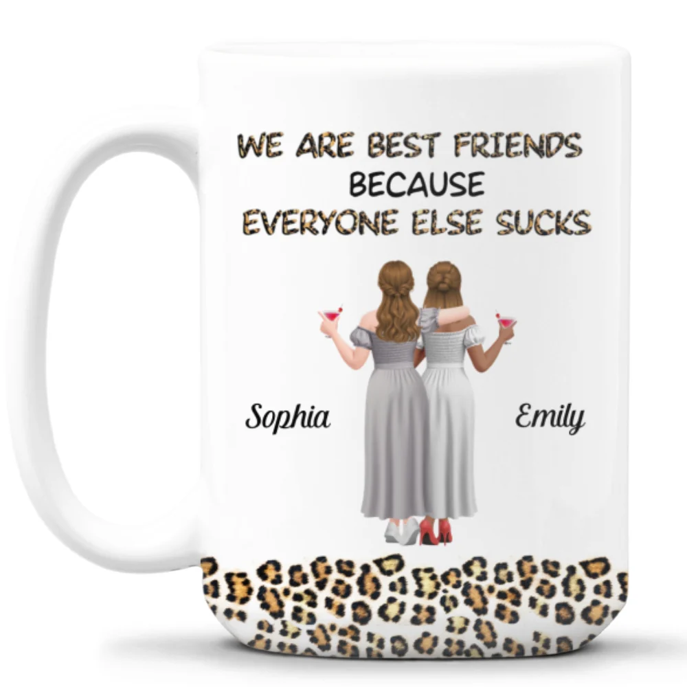 We Are Best Friend - Personalized Custom Coffee Mug - Image 8