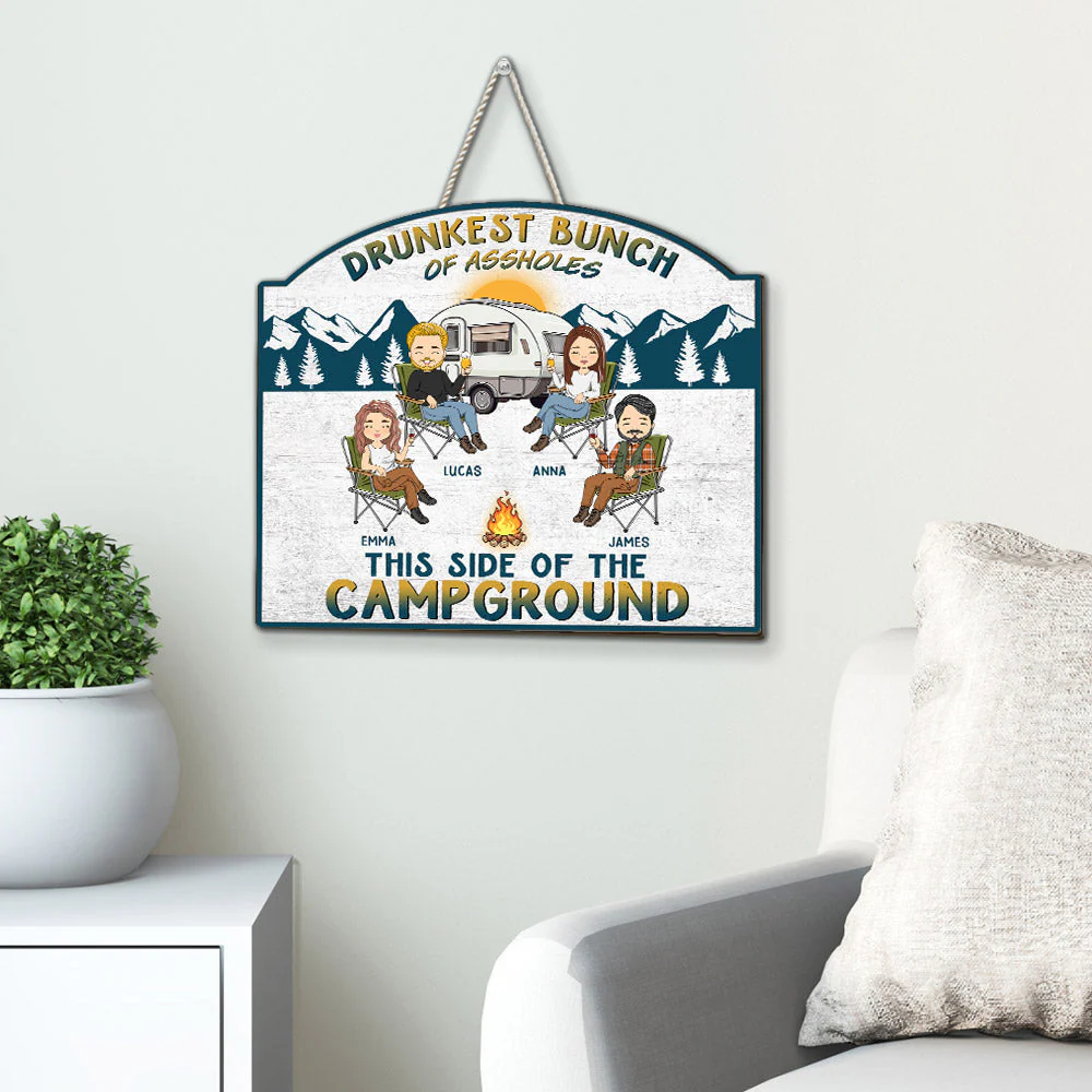 We Are Drunks - Personalized Custom Wood Sign - Image 2
