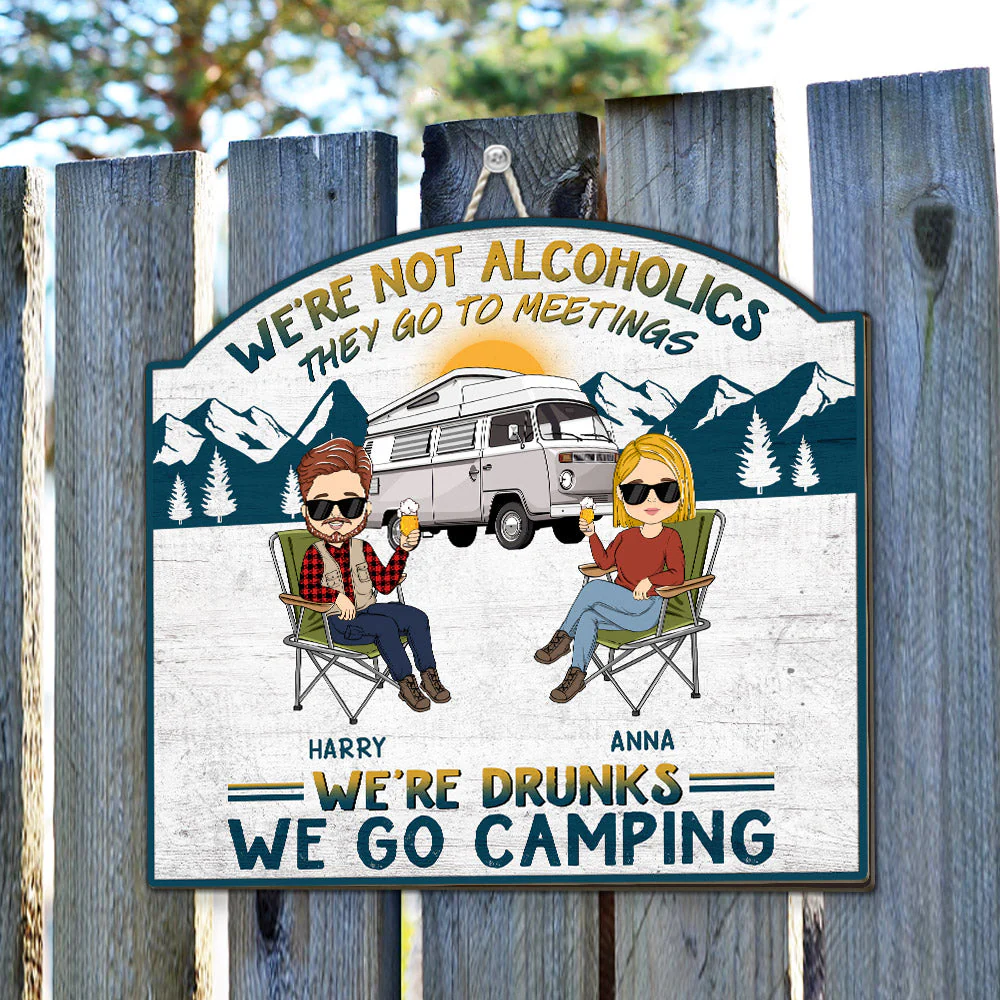 We Are Drunks - Personalized Custom Wood Sign - Image 4