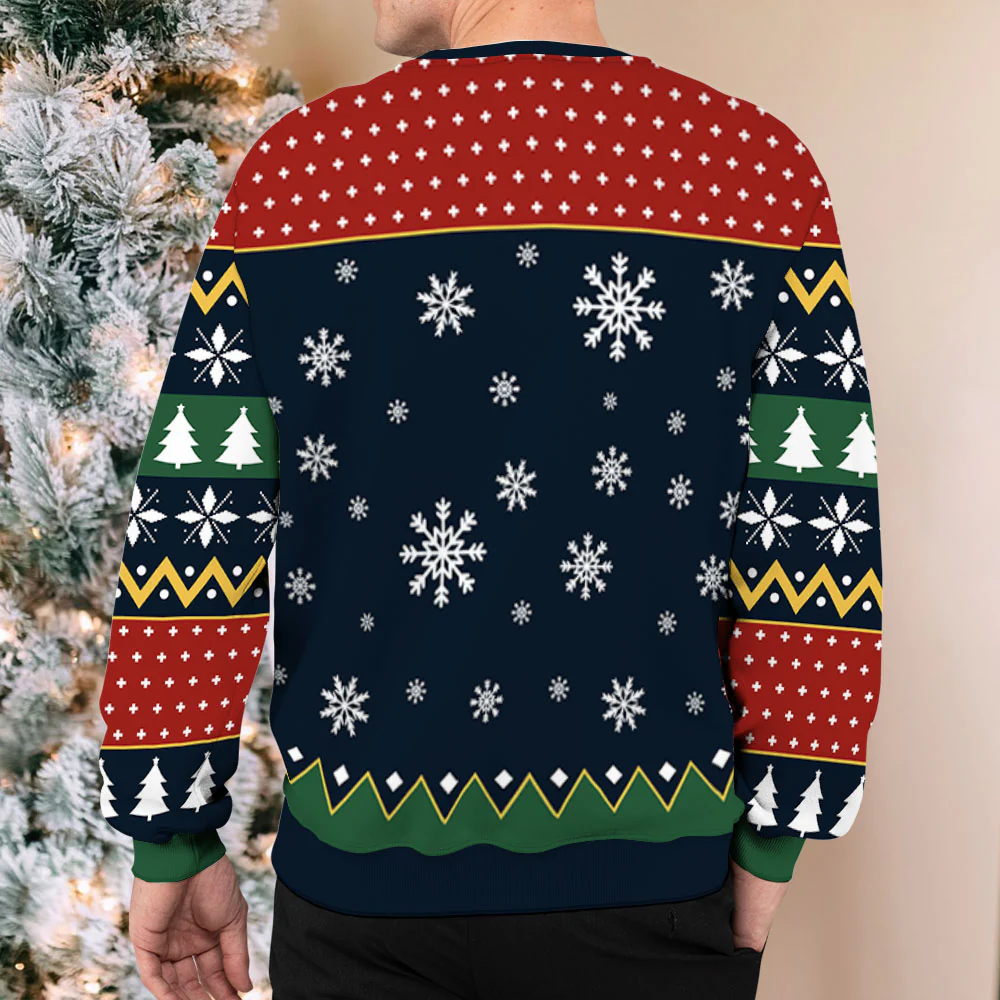 We Are Family Happy Holiday - Personalized Custom All-Over-Print Sweatshirt - Image 5
