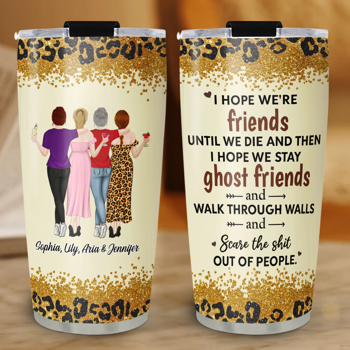 We Are Friends Until We Die - Personalized Custom Tumbler - Image 5