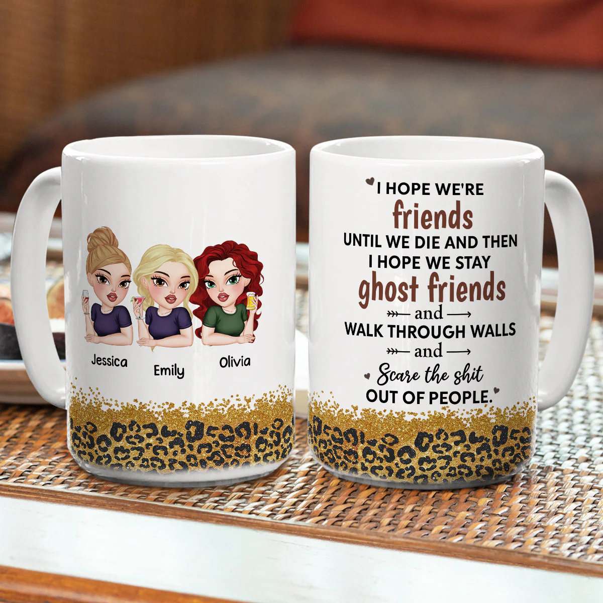 We Are Friends Until We Die Ver 2 - Personalized Custom Coffee Mug - Image 4