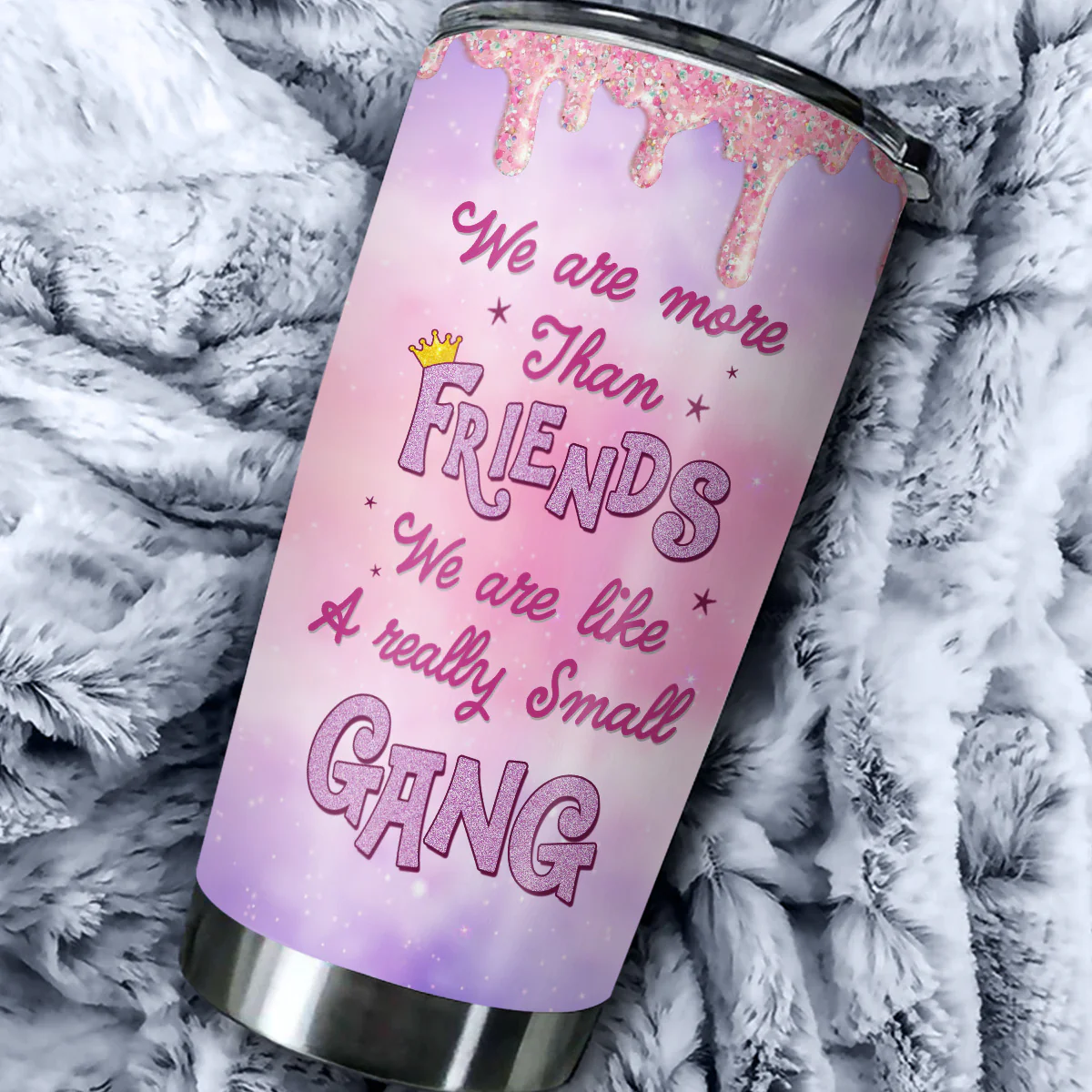 We Are Like A Really Small Gang - Personalized Custom Tumbler  - Image 2