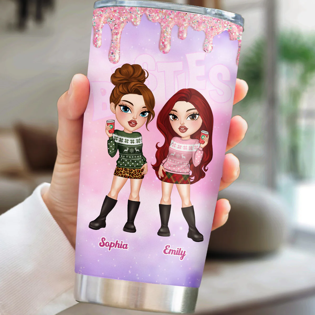 We Are Like A Really Small Gang - Personalized Custom Tumbler  - Image 4