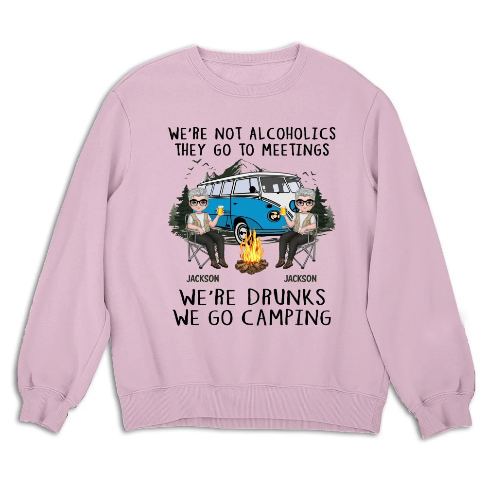 We Are Not Alcoholics They Go To Meetings Drunk - Personalized Custom Shirt - Image 15