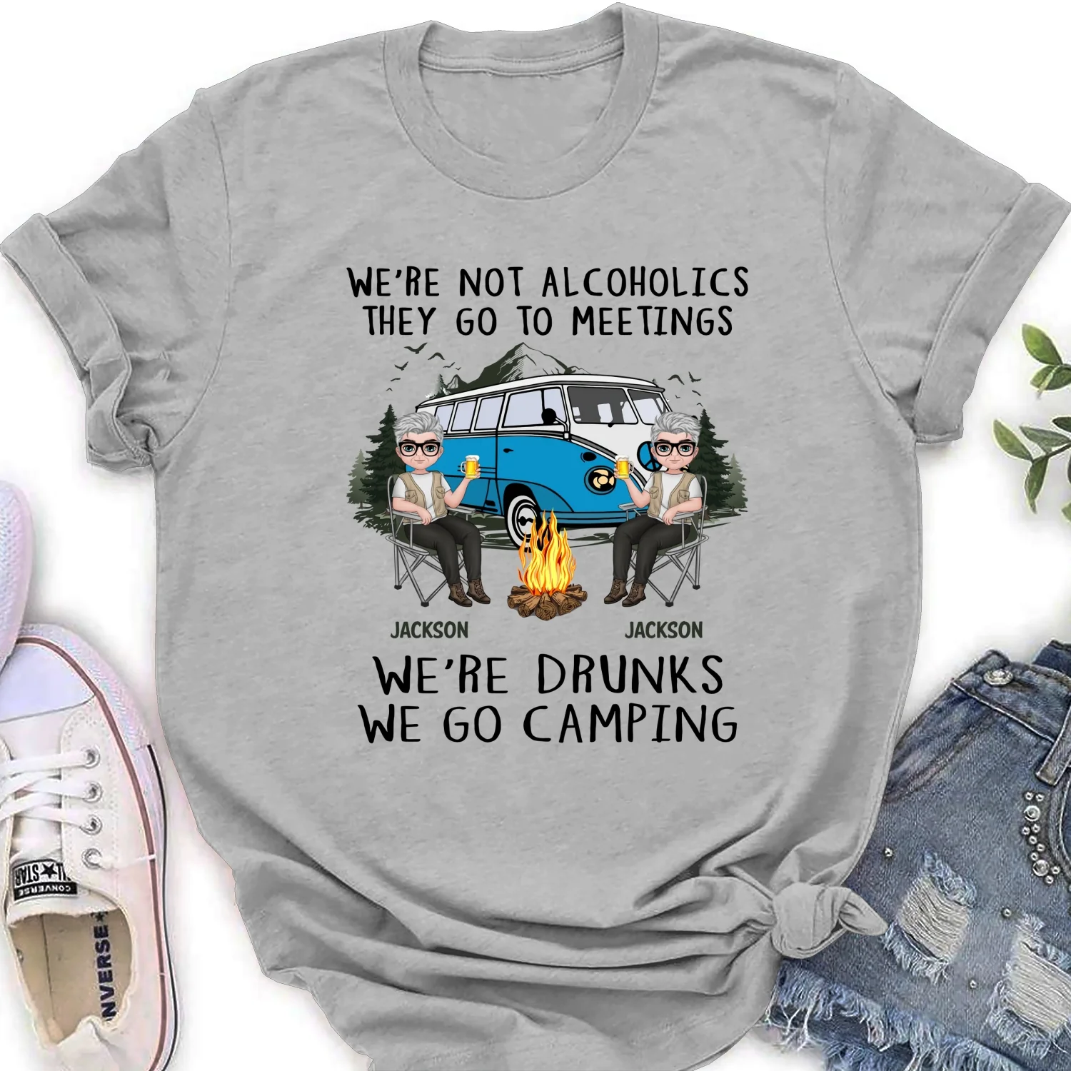 We Are Not Alcoholics They Go To Meetings Drunk - Personalized Custom Shirt - Image 17
