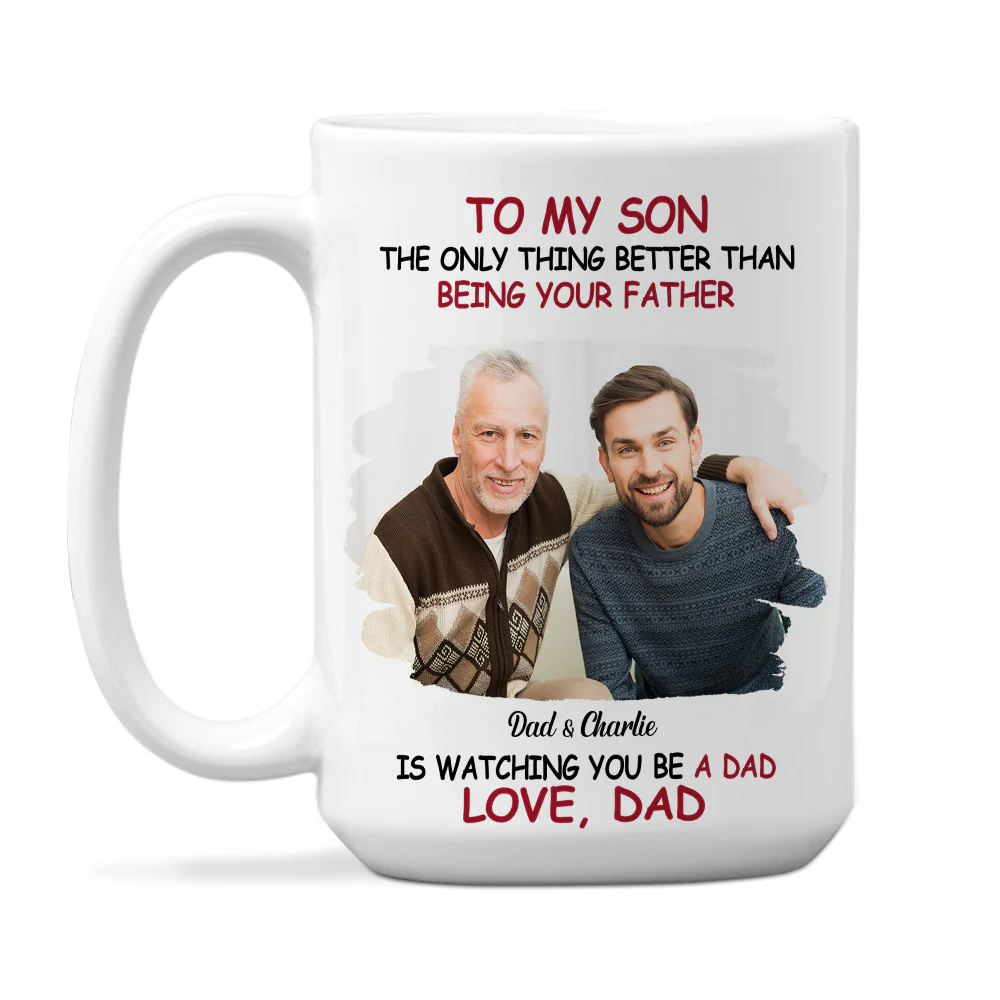We Are Proud Of You Photo - Personalized Custom Coffee Mug - Image 2