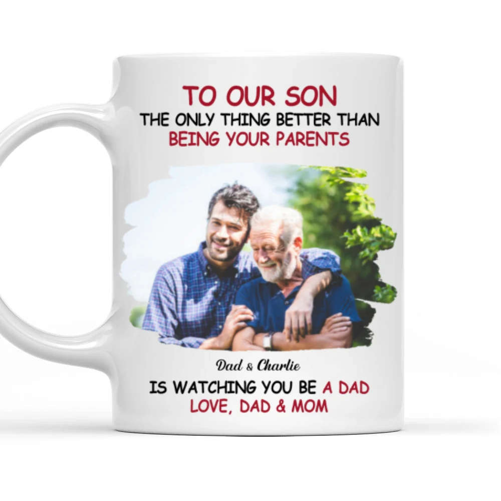 We Are Proud Of You Photo - Personalized Custom Coffee Mug - Image 8