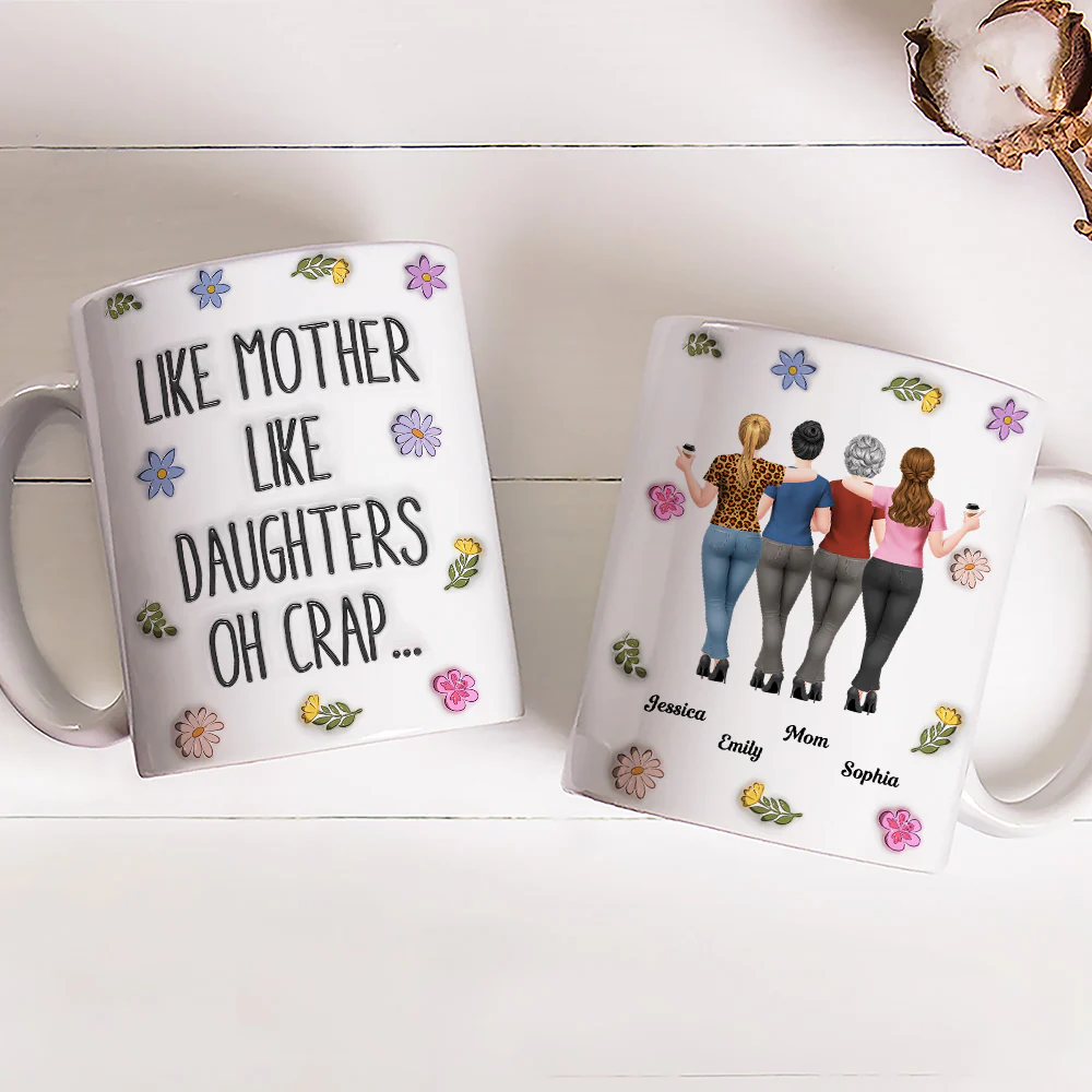 We Are The Same - Personalized Custom 3D Inflated Effect Mug - Image 3