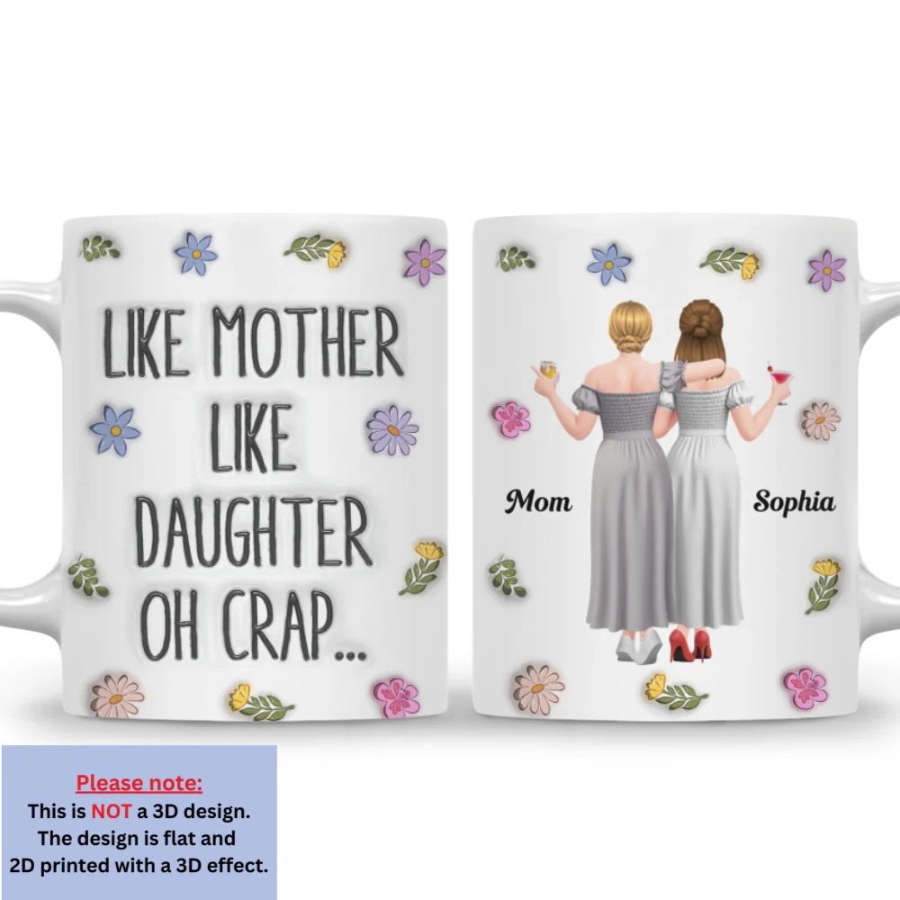 We Are The Same - Personalized Custom 3D Inflated Effect Mug - Image 7