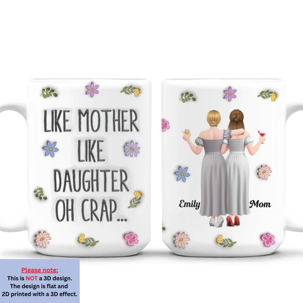 We Are The Same - Personalized Custom 3D Inflated Effect Mug - Image 8
