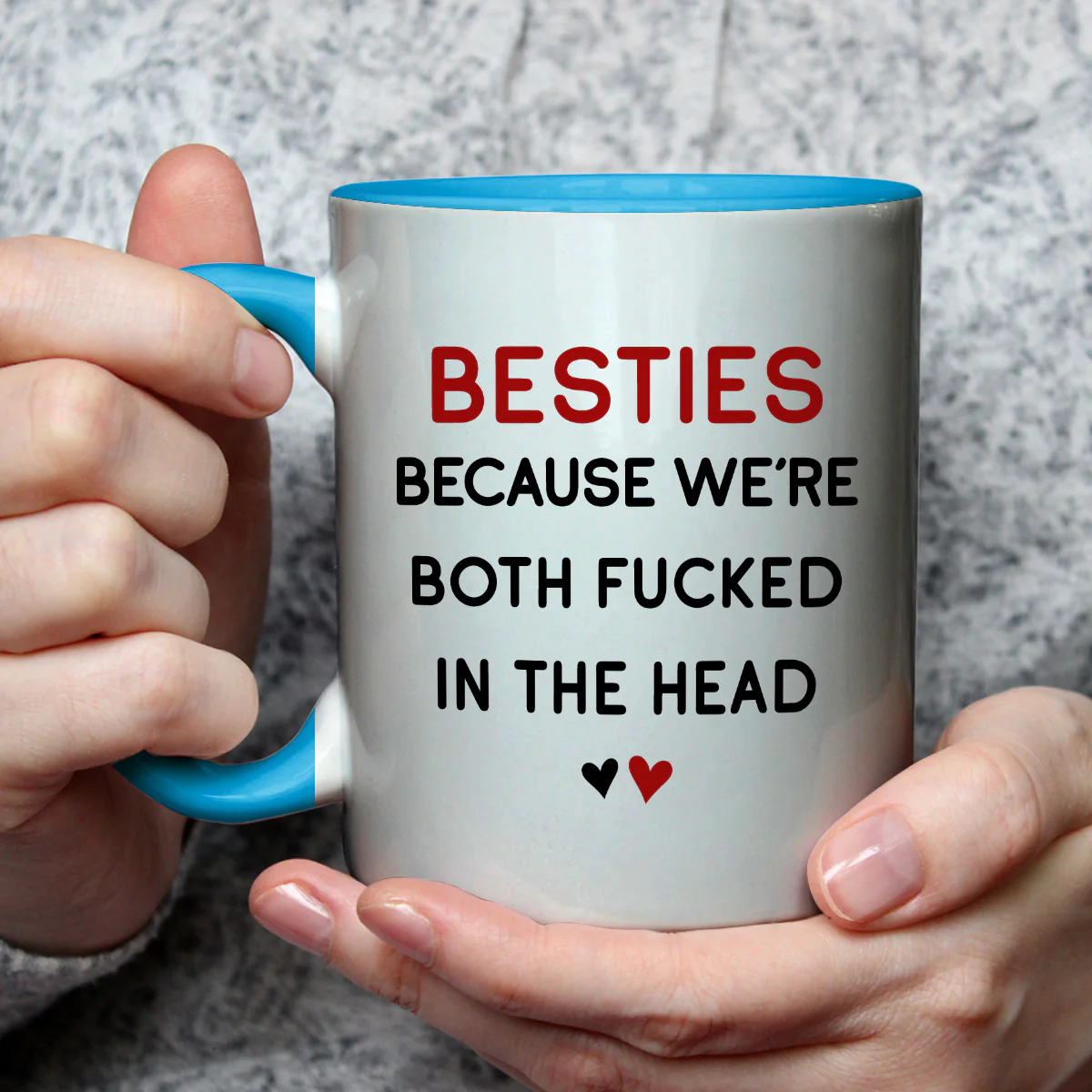We Are The Same - Personalized Custom Accent Mug - Image 4