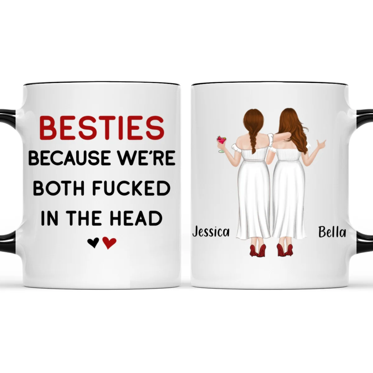 We Are The Same - Personalized Custom Accent Mug - Image 8