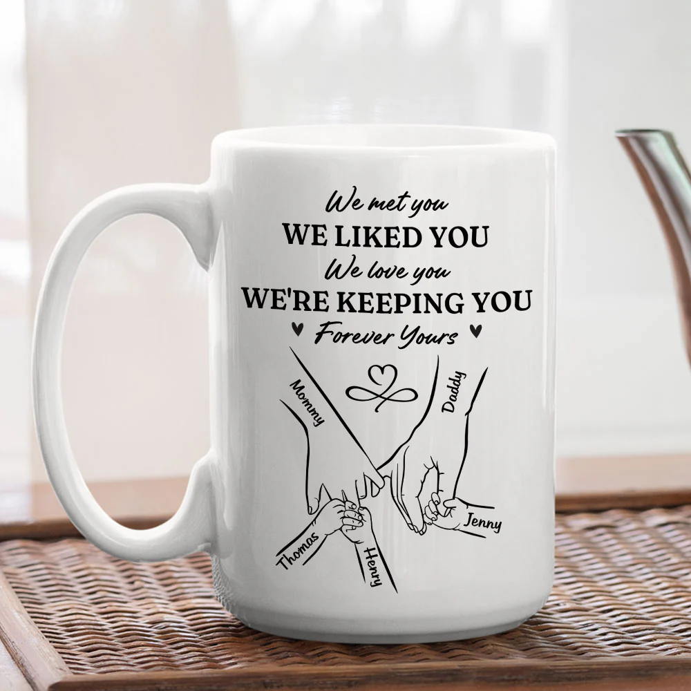 We Are Your Family - Personalized Custom Coffee Mug - Image 4