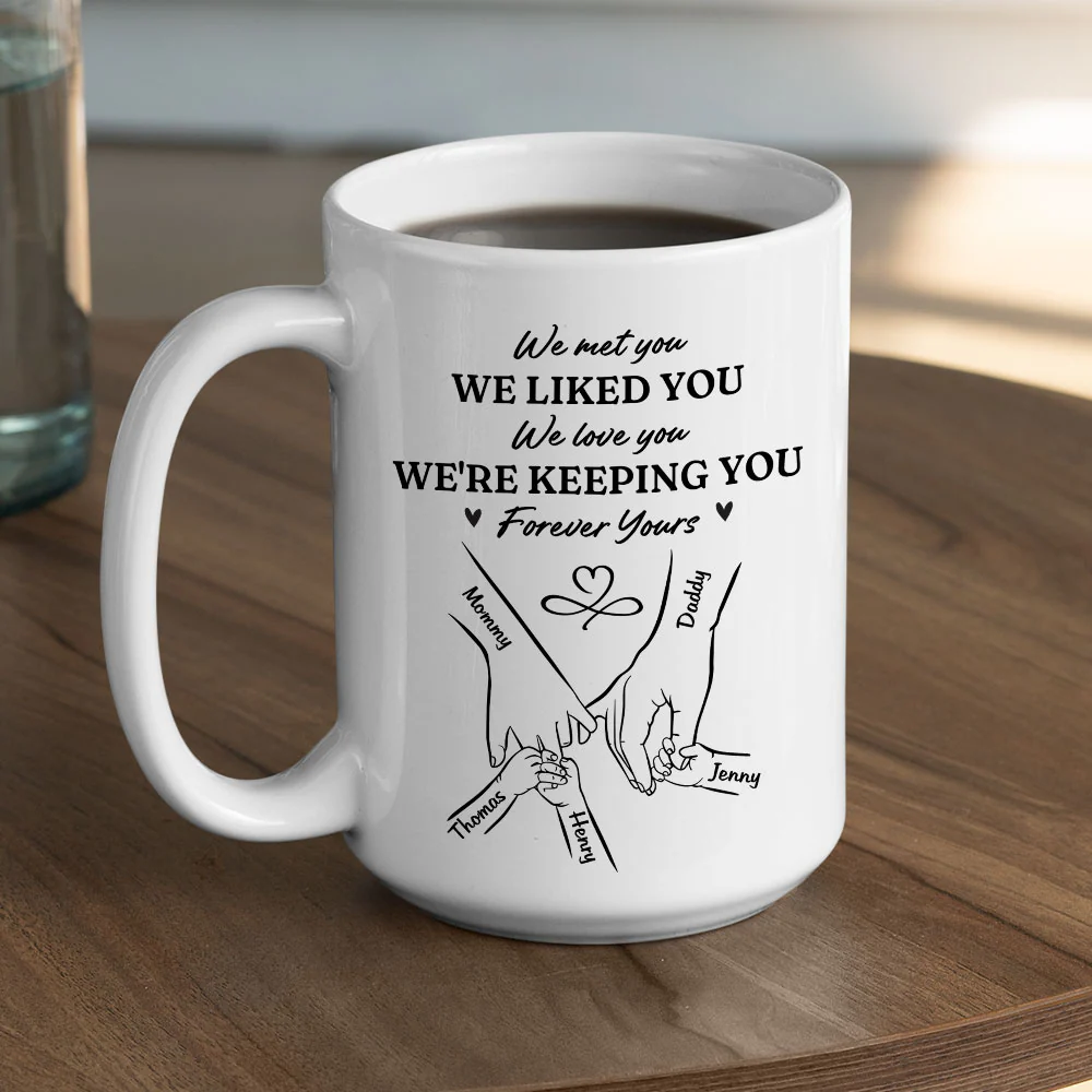 We Are Your Family - Personalized Custom Coffee Mug - Image 5