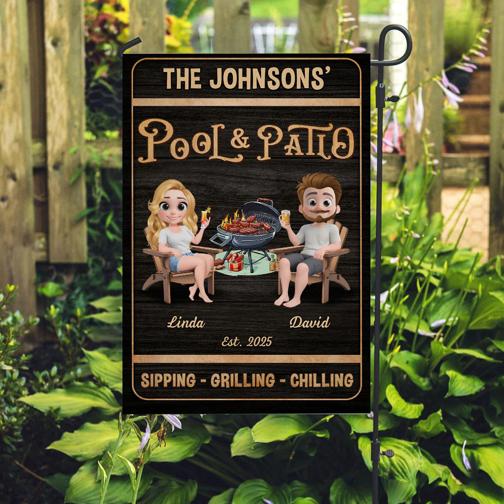 We At Pool And Patio - Personalized Custom Flag - Image 2