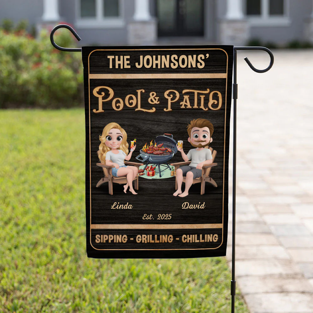 We At Pool And Patio - Personalized Custom Flag - Image 4