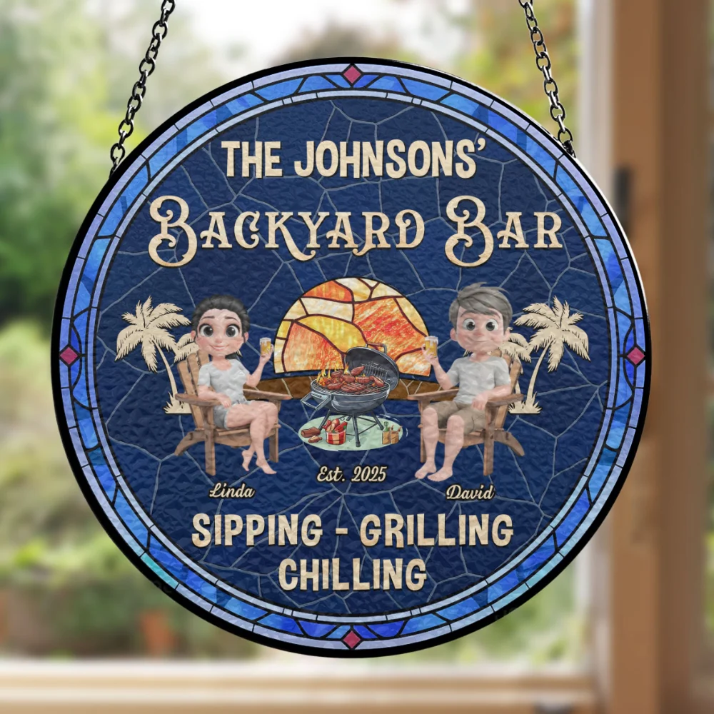 We At Pool And Patio - Personalized Custom Window Hanging Suncatcher - Image 6