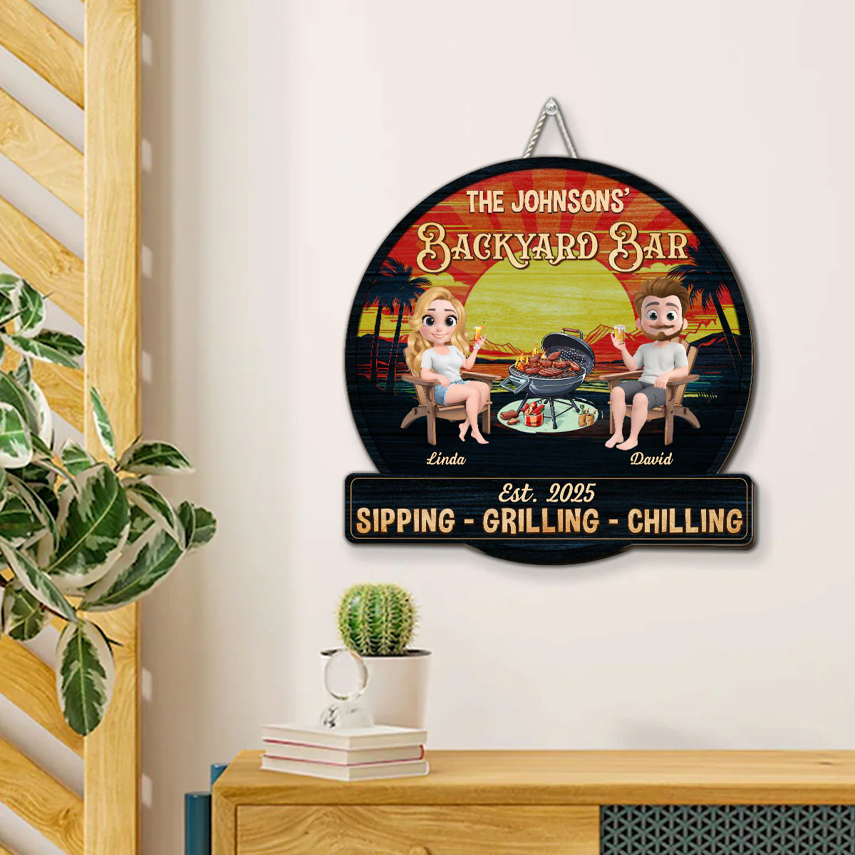 We At Pool And Patio - Personalized Custom Wood Sign - Image 3