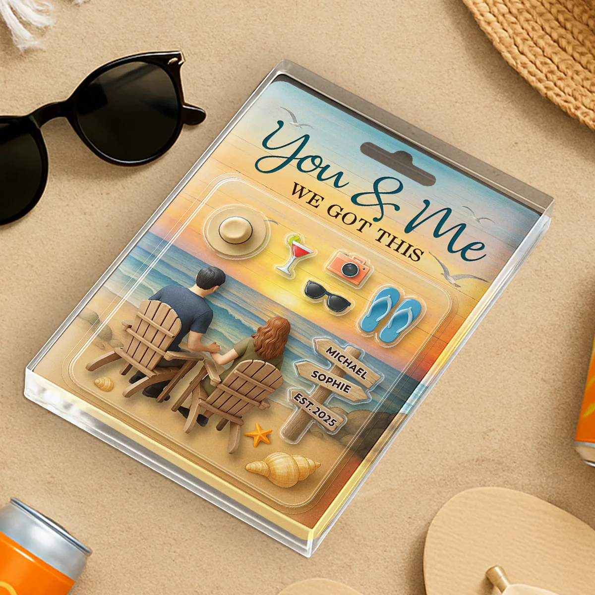 We Built A Life We Loved - Personalized Custom Acrylic Plaque - Image 2