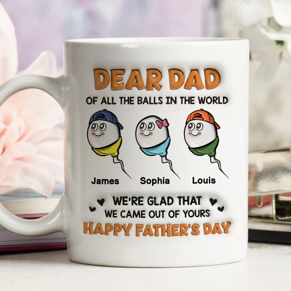 We Came Out Of Yours - Personalized Custom 3D Inflated Effect Mug - Image 2