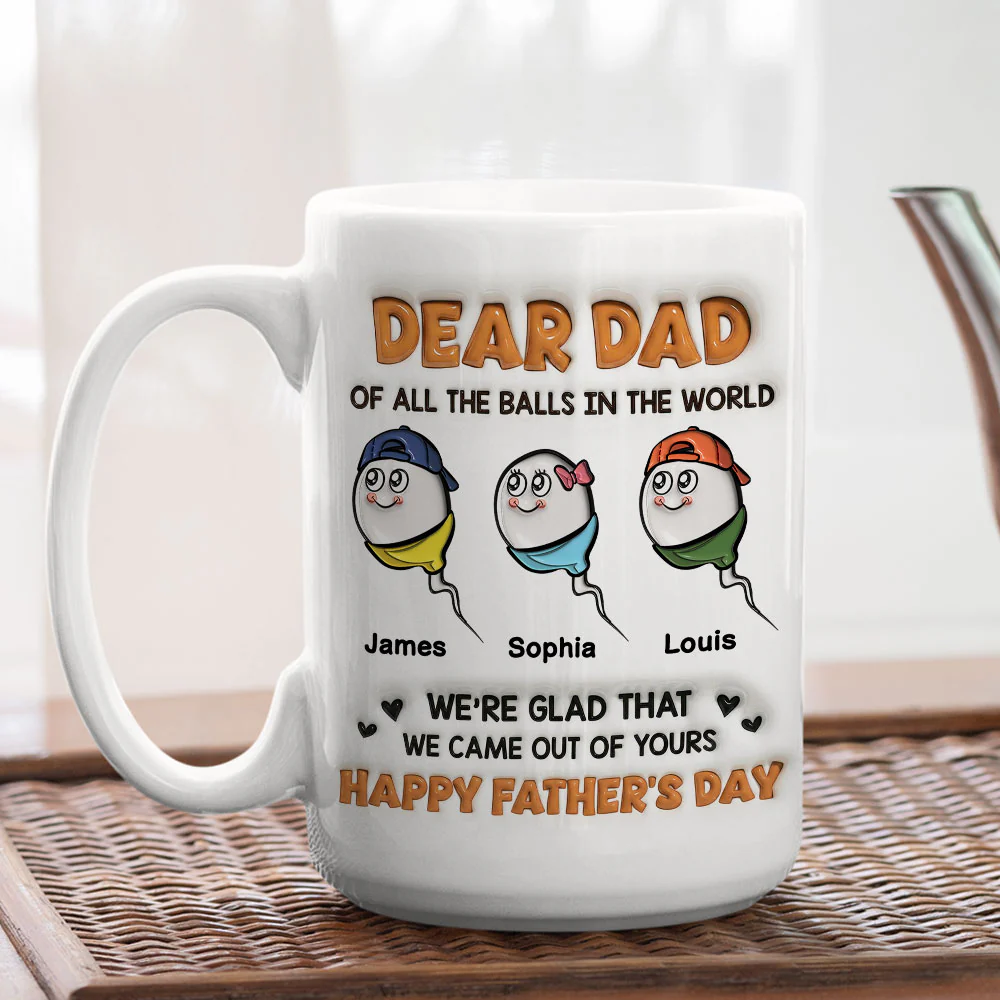 We Came Out Of Yours - Personalized Custom 3D Inflated Effect Mug - Image 4