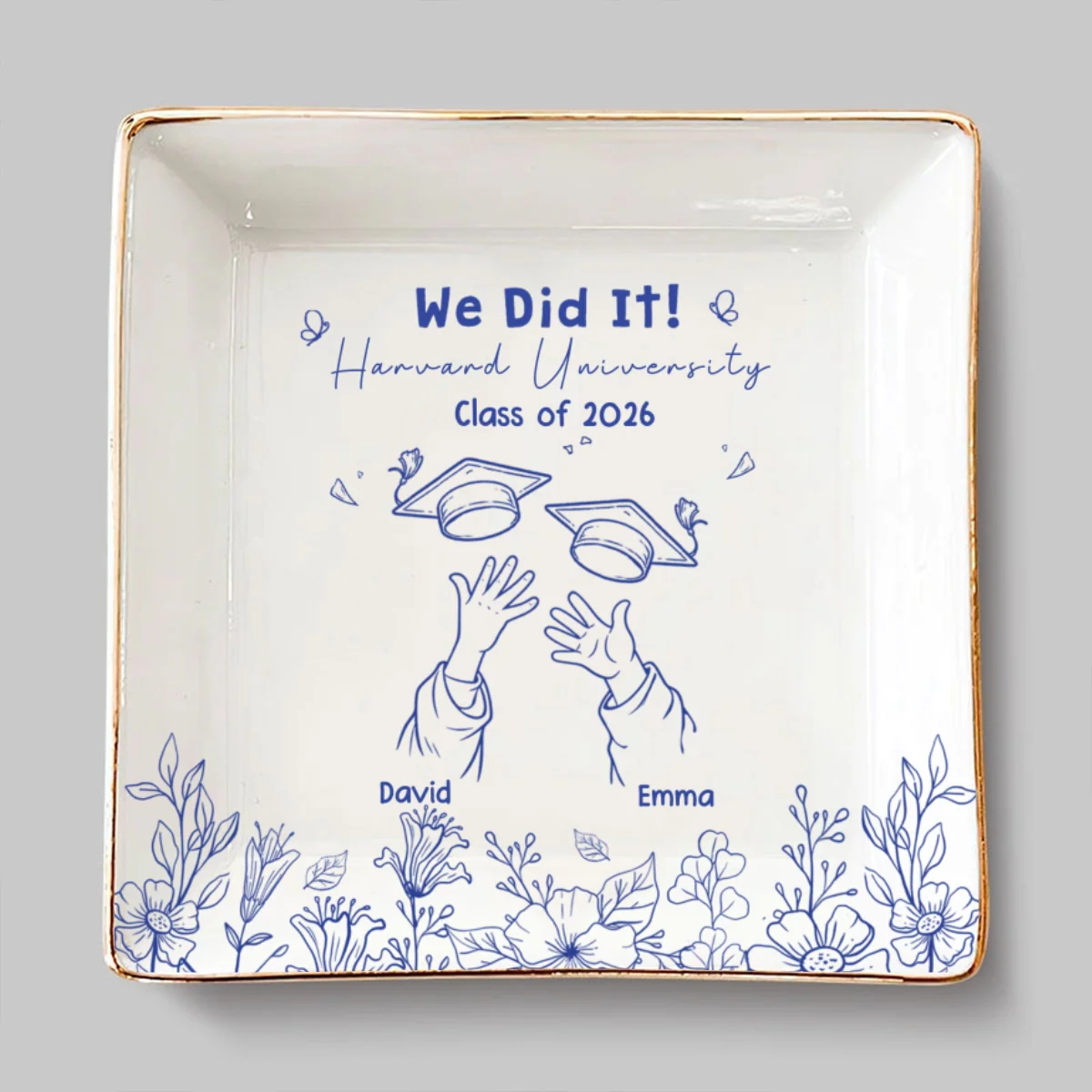 We Did It - Personalized Custom Jewelry Dish - Image 7
